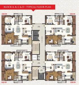 Project Image of 1630.0 - 2510.0 Sq.ft 3 BHK Apartment for buy in Vertex Palacia
