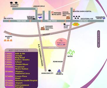 Project Image of 478.0 - 589.0 Sq.ft 2 BHK Apartment for buy in Shubhashray Jaipur Phase 1 B