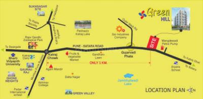 Project Image of 443.0 - 680.0 Sq.ft 1 BHK Apartment for buy in DS Green Hill Apartment