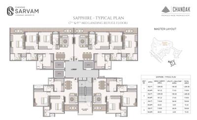 Project Image of 775.0 - 2400.0 Sq.ft 2 BHK Apartment for buy in Chandak Sarvam