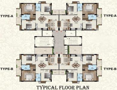 Project Image of 1456.13 - 1461.43 Sq.ft 3 BHK Apartment for buy in Kartikey Metro City