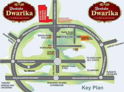 Project Image of 1252.0 - 2645.0 Sq.ft 2 BHK Apartment for buy in Deeksha Dwarika