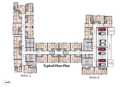 Project Image of 309.0 - 319.0 Sq.ft 1 BHK Apartment for buy in North Star 