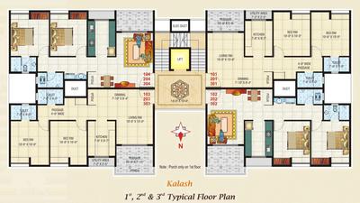 Project Image of 0.0 - 910.0 Sq.ft 2 BHK Apartment for buy in Nisarg Deep Jyoti Kalash