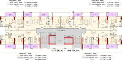 Project Image of 743.89 - 1973.02 Sq.ft 2 BHK Apartment for buy in Adani Atelier Greens