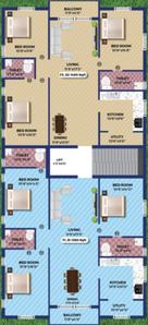 Project Image of 1460.0 - 1580.0 Sq.ft 3 BHK Apartment for buy in Propconnect Srimivaans Nest