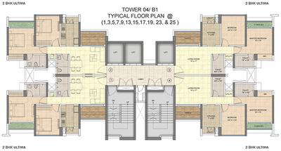 Project Image of 377.0 - 705.0 Sq.ft 1 BHK Apartment for buy in Runwal My City Phase I Part II