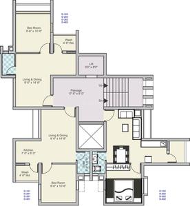 Project Image of 350 Sq.ft 1 BHK Apartment / Flat for sale in Loco Colony Railway Quarters for Rs. 1500000