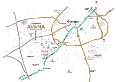 Project Image of 1266.0 - 1454.0 Sq.ft 3 BHK Builder Floor for buy in Landmark Avana 1st Phase