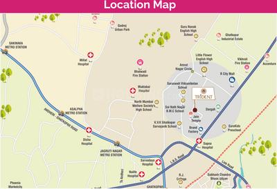Magnum Cylinders Hitesh Apartment Location Plan 1