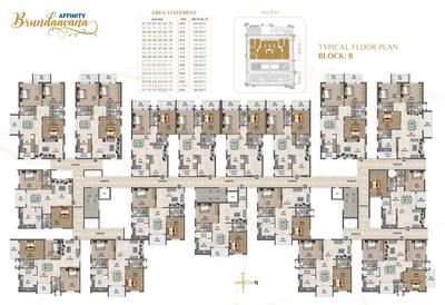 Project Image of 1070.0 - 1490.0 Sq.ft 2 BHK Apartment for buy in Affinity Brundaavana