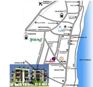 Project Image of 0.0 - 1172.0 Sq.ft 2 BHK Apartment for buy in Amethyst Silver Springs