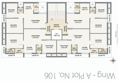 Project Image of 349.72 - 375.01 Sq.ft 1.5 BHK Apartment for buy in Shyama