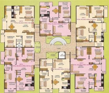 Project Image of 1075.0 - 1465.0 Sq.ft 2 BHK Apartment for buy in i1 S S Elina