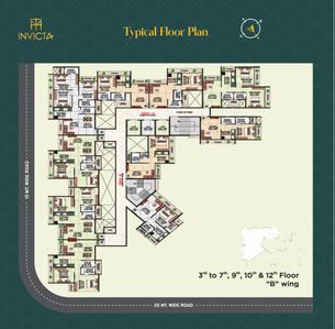 Project Image of 377.0 - 822.0 Sq.ft 1 BHK Apartment for buy in Gajora Invicta