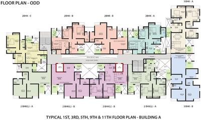 Project Image of 493.0 - 695.0 Sq.ft 2 BHK Apartment for buy in Parklane Urbanjoy Wing A