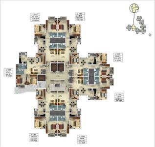 Project Image of 950.0 - 1740.0 Sq.ft 2 BHK Apartment for buy in Mantri Webcity