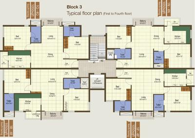 Project Image of 0.0 - 1050.0 Sq.ft 2 BHK Apartment for buy in Sanjana Emerald Enclave