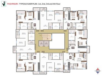 Project Image of 850.0 - 940.0 Sq.ft 2 BHK Apartment for buy in Kanchan Ganga ll