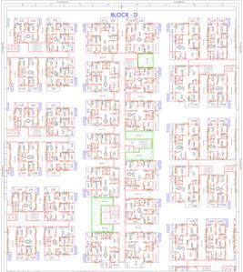 Bharti Builder Block D Cluster Plan For Typical Floor 2