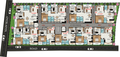 Project Image of 946.0 - 1539.0 Sq.ft 2 BHK Apartment for buy in VKC Royale Gardenia