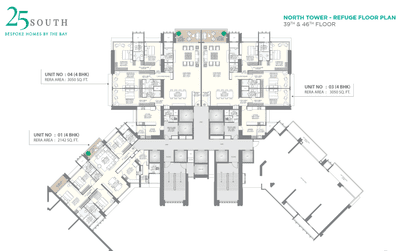 Project Image of 1464.22 - 7250.0 Sq.ft 3 BHK Apartment for buy in 25 South