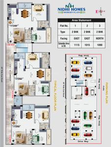 Project Image of 1015.0 - 1115.0 Sq.ft 2 BHK Apartment for buy in Nidhi Homes