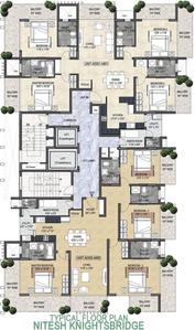 Project Image of 1986.0 - 5695.0 Sq.ft 3 BHK Apartment for buy in Nitesh Knightsbridge
