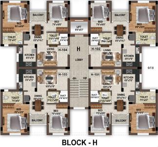 Project Image of 349.5 - 885.55 Sq.ft 2 BHK Apartment for buy in Optima Diamond