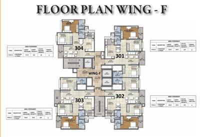 Project Image of 606.44 - 1074.35 Sq.ft 1 BHK Apartment for buy in Ajmera Marina
