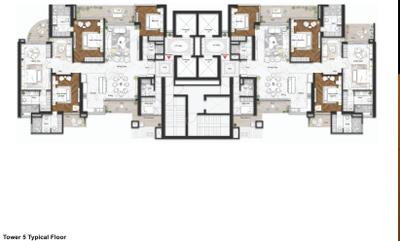 Project Image of 3006.0 - 4488.0 Sq.ft 4 BHK Apartment for buy in Elan The Statement