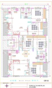 Ballal Narayanadri Enclave Narayanadri Enclave Cluster Plan from 1st to 4th Floor 1