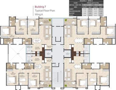 Project Image of 648.0 - 934.0 Sq.ft 2 BHK Apartment for buy in Mahindra Bloomdale Building 07