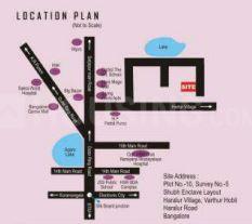Subham AB Residency Location Plan 1