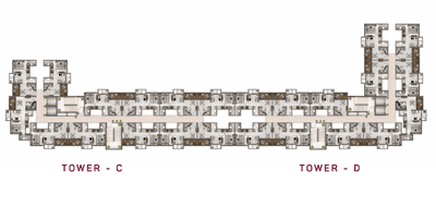 Project Image of 316.0 - 380.0 Sq.ft 1 BHK Apartment for buy in Aarav Subhash Residency Wing C And D
