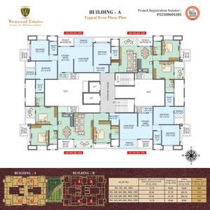 Project Image of 888.0 - 1123.0 Sq.ft 2 BHK Apartment for buy in Icon Westwood Estates Phase II