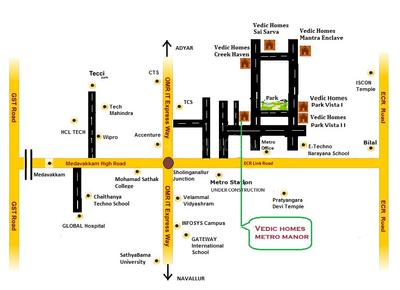Project Image of 710.0 - 892.0 Sq.ft 1.5 BHK Apartment for buy in Vedic Metro Manor