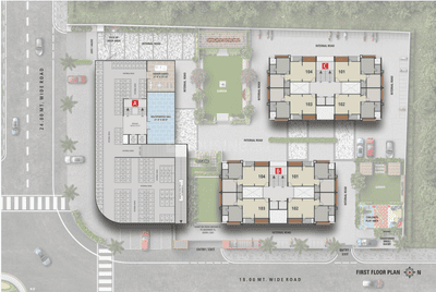 Project Image of 605.36 - 888.45 Sq.ft 2 BHK Apartment for buy in Sai Parisar