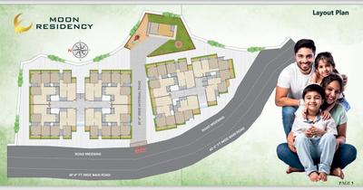 Project Image of 98.09 - 900.94 Sq.ft 2 BHK Apartment for buy in Moon Residency