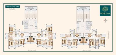 Project Image of 478.0 - 843.0 Sq.ft 2 BHK Apartment for buy in Balaji Park