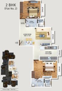Project Image of 535.0 - 944.0 Sq.ft 1 BHK Apartment for buy in Tridhaatu Shobha Aayu
