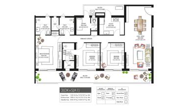 Project Image of 1448.41 - 6353.03 Sq.ft 2 BHK Apartment for buy in Krisumi Waterfall Residences