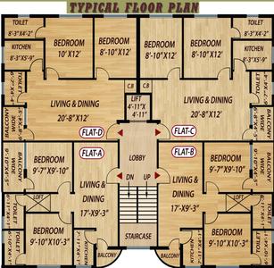 Project Image of 786.0 - 827.0 Sq.ft 2 BHK Apartment for buy in Green Sandhya Enclave