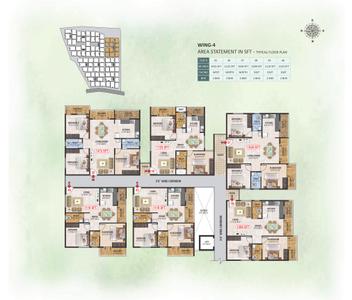 Project Image of 1360.0 - 1755.0 Sq.ft 3 BHK Apartment for buy in Devagiri Opal