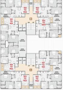 Project Image of 826.78 - 892.44 Sq.ft 3 BHK Apartment for buy in Vitthal Shivalay