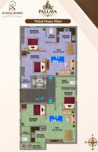 Project Image of 680.0 - 1350.0 Sq.ft 2 BHK Apartment for buy in SS Pallava Palace