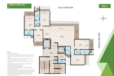 Project Image of 783.0 - 826.0 Sq.ft 3 BHK Apartment for buy in Bhagwati Greens 3