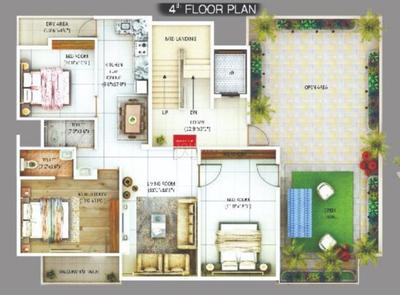 Project Image of 0.0 - 1040.0 Sq.ft 2 BHK Apartment for buy in Kailash Mansarovar Heights