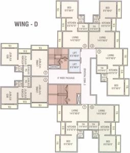 Project Image of 466.0 - 543.0 Sq.ft 1 BHK Apartment for buy in Raj Krishna Horizon II