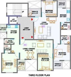 Project Image of 449.39 - 717.63 Sq.ft 1 BHK Apartment for buy in Pathan Paradise